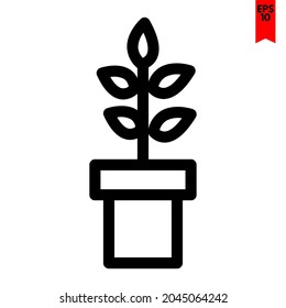 illustration of tree design icon