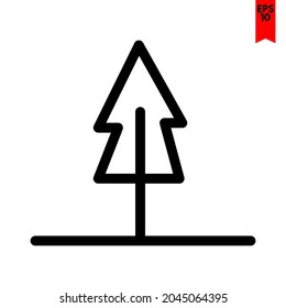 illustration of tree design icon