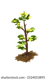 Ilustración de la Imagen de icono de elemento de árbol sin fondo