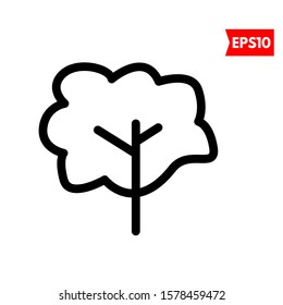 illustration of tree flat icon