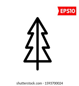 illustration of tree flat icon