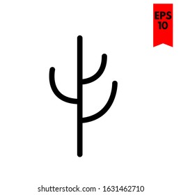 illustration of tree flat icon