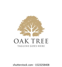 Illustration of Tree of Life Stamp Seal Emblem Oak design