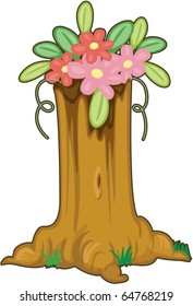 illustration of a tree on a white background