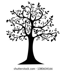 Illustration of Tree silhouette