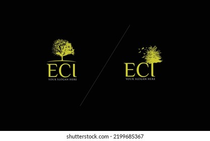 illustration Tree vector logo this beautiful tree is a symbol of life, beauty, growth, strength, and good health.good for your promotional media logo