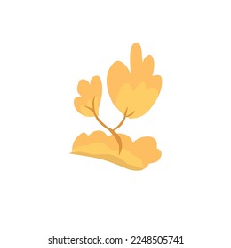 illustration of trees in autumn in the forest