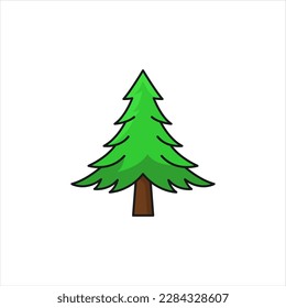 Illustration of trees vector design