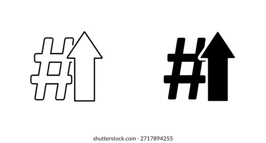 Illustration eines Trendthemensymbols, isoliert auf, das aktuelle Diskussionen darstellt