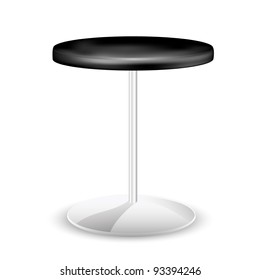 illustration of trendy stool on white background