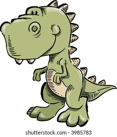 Illustration of a T-Rex Dinosaur