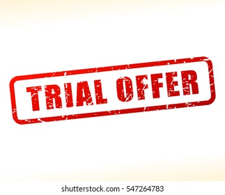 Illustration of trial offer text 