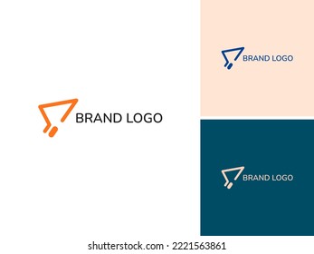VECTOR MODERNO DE DISEÑO DEL ICONO DEL CURSOR DEL TRIÁNGULO DE ILUSTRACIÓN