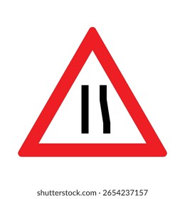 Die Illustration von Triangle Road Narrows (von rechts)