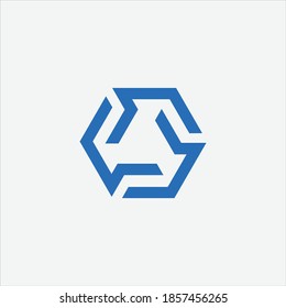 ilustración de la tecnología de estilo de línea trinity/tripoint diseño gráfico de descarga vectorial