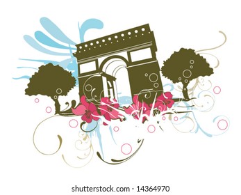 Illustration of the Triumphal Arch