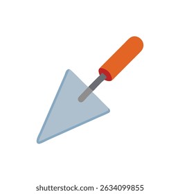 Illustration of trowel on White Background construction tool icon