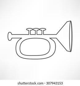 illustration of trumpet