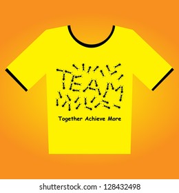 illustration of T-Shirt Design