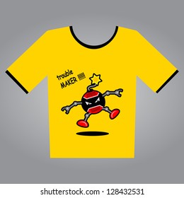 illustration of T-Shirt Design