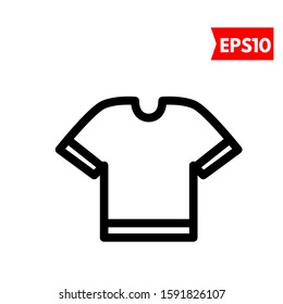 illustration of tshirt flat icon