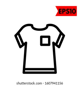 illustration of tshirt flat icon