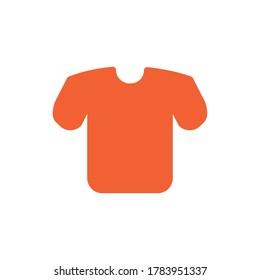 Illustration Of T-shirt Flat Icon Design Vector Template