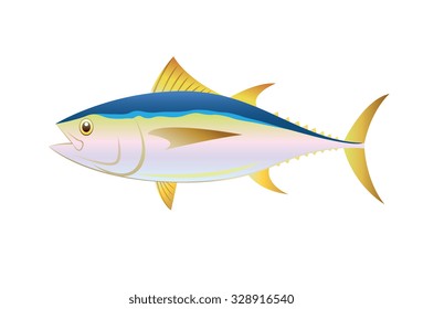 Illustration tuna fish