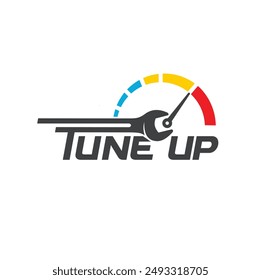 illustration of tune up, automotive, vector art.