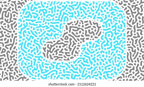 ILLUSTRATION TURING ABSTRACT LINE PATTERN DESIGN VECTOR GOOD FOR WALLPAPER, COVER,POSTER 