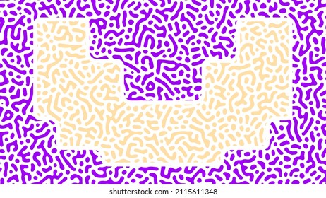 ILLUSTRATION TURING ABSTRACT LINE PATTERN DESIGN VECTOR GOOD FOR WALLPAPER, COVER,POSTER 