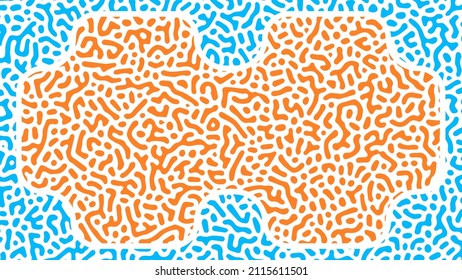 ILLUSTRATION TURING ABSTRACT LINE PATTERN DESIGN VECTOR GOOD FOR WALLPAPER, COVER,POSTER 