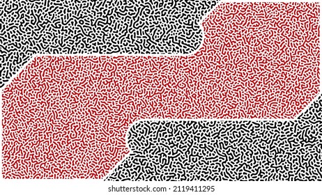 ILLUSTRATION TURING ABSTRACT LINE PATTERN DESIGN VECTOR GOOD FOR WALLPAPER, COVER,POSTER 