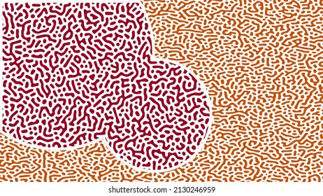 ILLUSTRATION DER ABSTRAKTEN LINE PATTERN DESIGN VEKTOR GUT FÜR WALLPAPER, DECKER, POSTER 