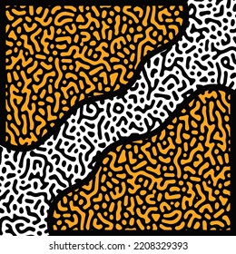 ILLUSTRATION TURING ABSTRACT LINE PATTERN DESIGN VECTOR GOOD FOR WALLPAPER, COVER,POSTER 