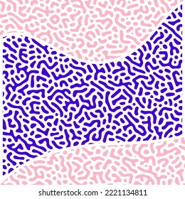ILLUSTRATION TURING ABSTRACT LINE PATTERN DESIGN VECTOR GOOD FOR WALLPAPER, COVER,POSTER 