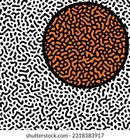 ILLUSTRATION TURING ABSTRACT LINE PATTERN DESIGN VECTOR GOOD FOR WALLPAPER, COVER,POSTER 