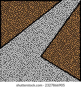 ILLUSTRATION TURING ABSTRACT LINE PATTERN DESIGN VECTOR GOOD FOR WALLPAPER, COVER,POSTER 