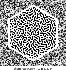 ILLUSTRATION TURING ABSTRACT PATTERN DESIGN VECTOR GOOD FOR WALLPAPER, COVER,POSTER 