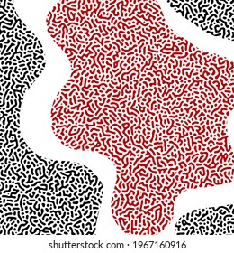 ILLUSTRATION TURING ABSTRACT PATTERN DESIGN VECTOR GOOD FOR WALLPAPER, COVER,POSTER 