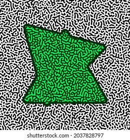 ILLUSTRATION TURING ABSTRACT PATTERN DESIGN VECTOR GOOD FOR WALLPAPER, COVER,POSTER 