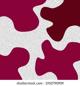 SCHWARZ- UND ROT-DESIGN-VEKTOR