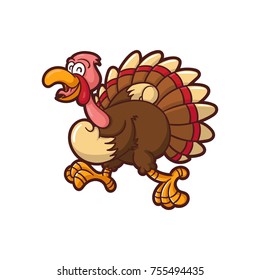 Illustration of turkey for thanksgiving event or else