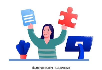 Illustration of turning an idea into a realization