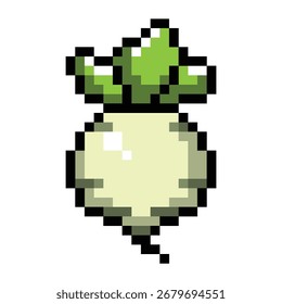 The Illustration of Turnip Pixel
