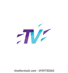 The Illustration of TV logo