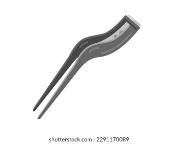 Illustration of tweezers for cleaning ears.