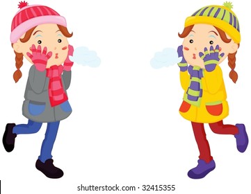 Ilustración de dos niños