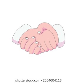 illustration of two hands shaking
