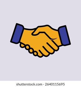 Illustration of Two Hands Shaking